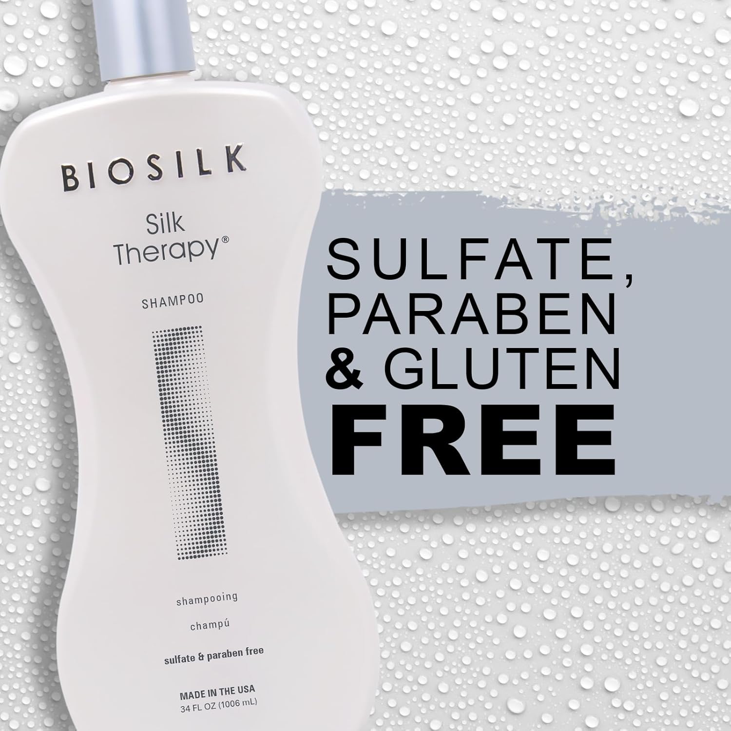 Thumbnail 5 de BioSilk Silk Therapy Shampoo 34 Oz — Gentle, Sulfate-Free Cleanser with Silk Proteins