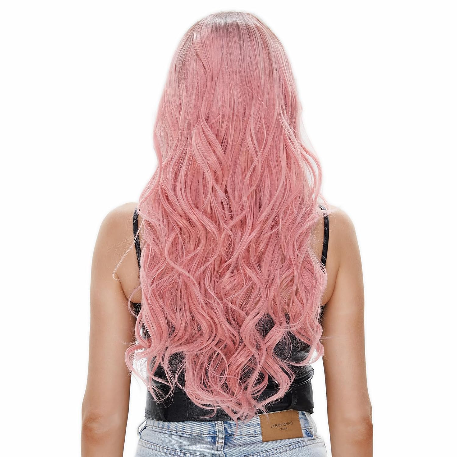 Thumbnail 4 de REEWES Ombre Pink Wig, 26-Inch