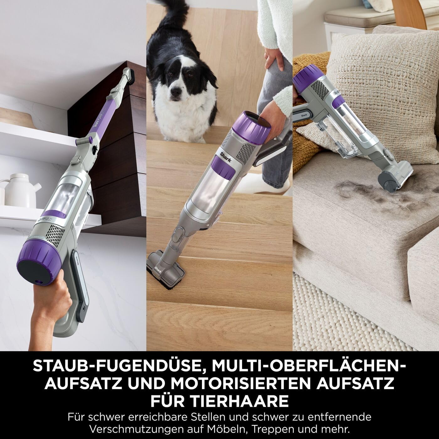 Thumbnail 6 de Shark PowerDetect Akku-Staubsauger (kabellos) mit Flexology-Knickrohr, DuoClean Detect & Anti-Hair-Wrap-Plus