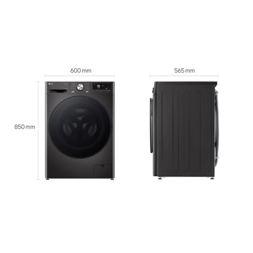 Detalle 2 de LG W4WR7096YB Frontlader-Waschtrockner 9-6 kg mit AI Direct Drive, Steam und TurboWash 360 – Weiß