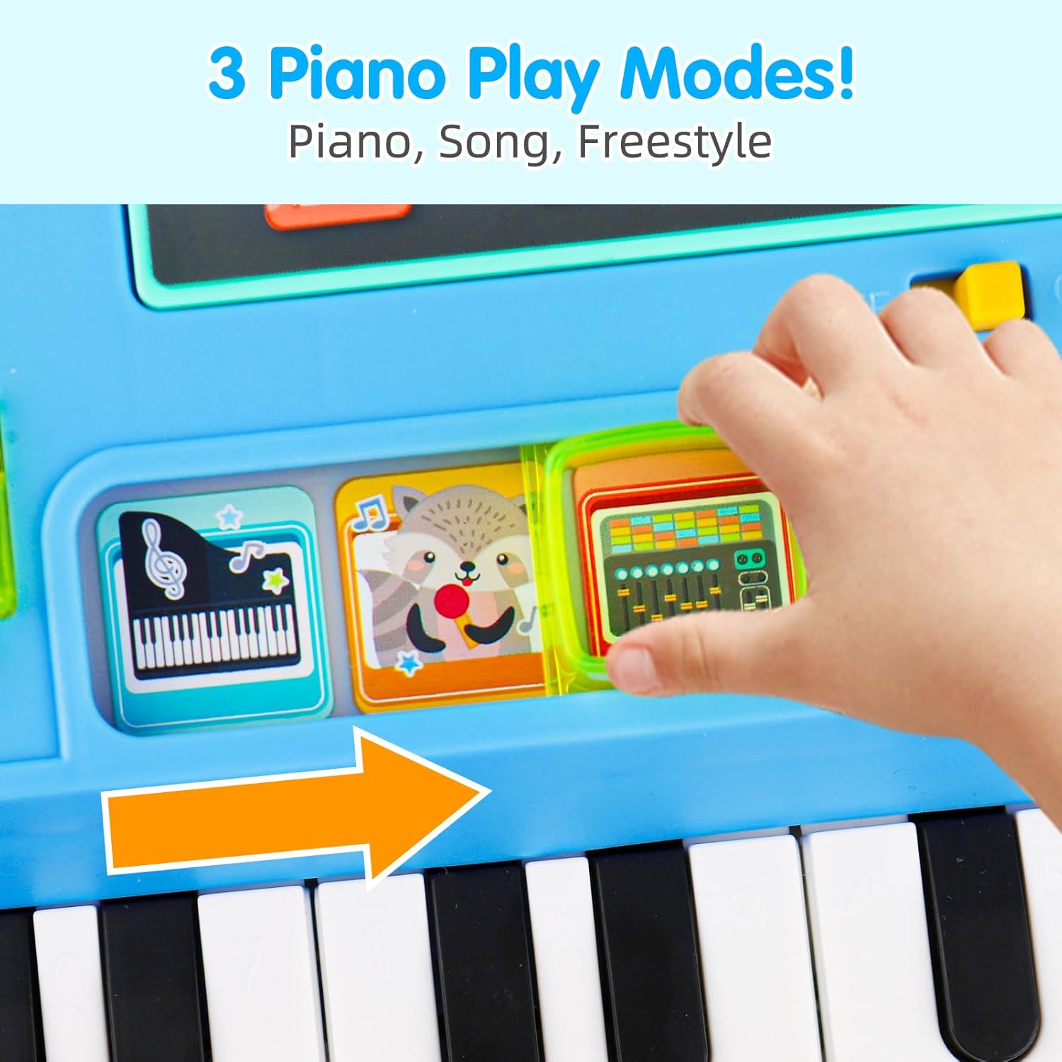 Detalle 2 de Baby DJ Table for Toddlers 1-3: Interactive Musical Piano & DJ Toy