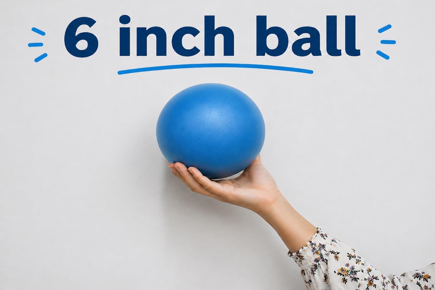 Detalle de CIZEBO CZ-BAll-6IN-L 6-Inch Pilates Ball with Needle Pump