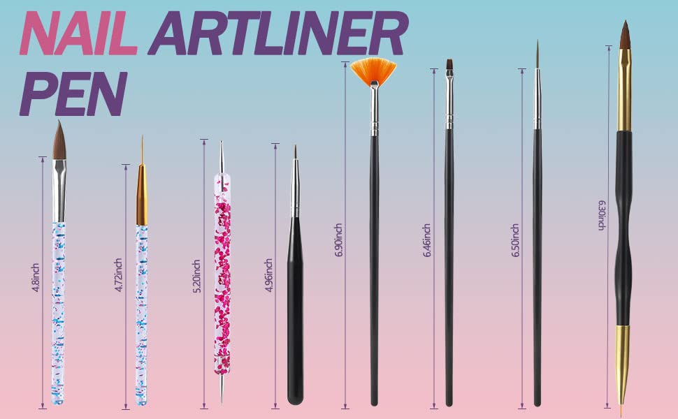Thumbnail 6 de Artdone 31pcs Nail Art Brush Set for Gel Design ๐