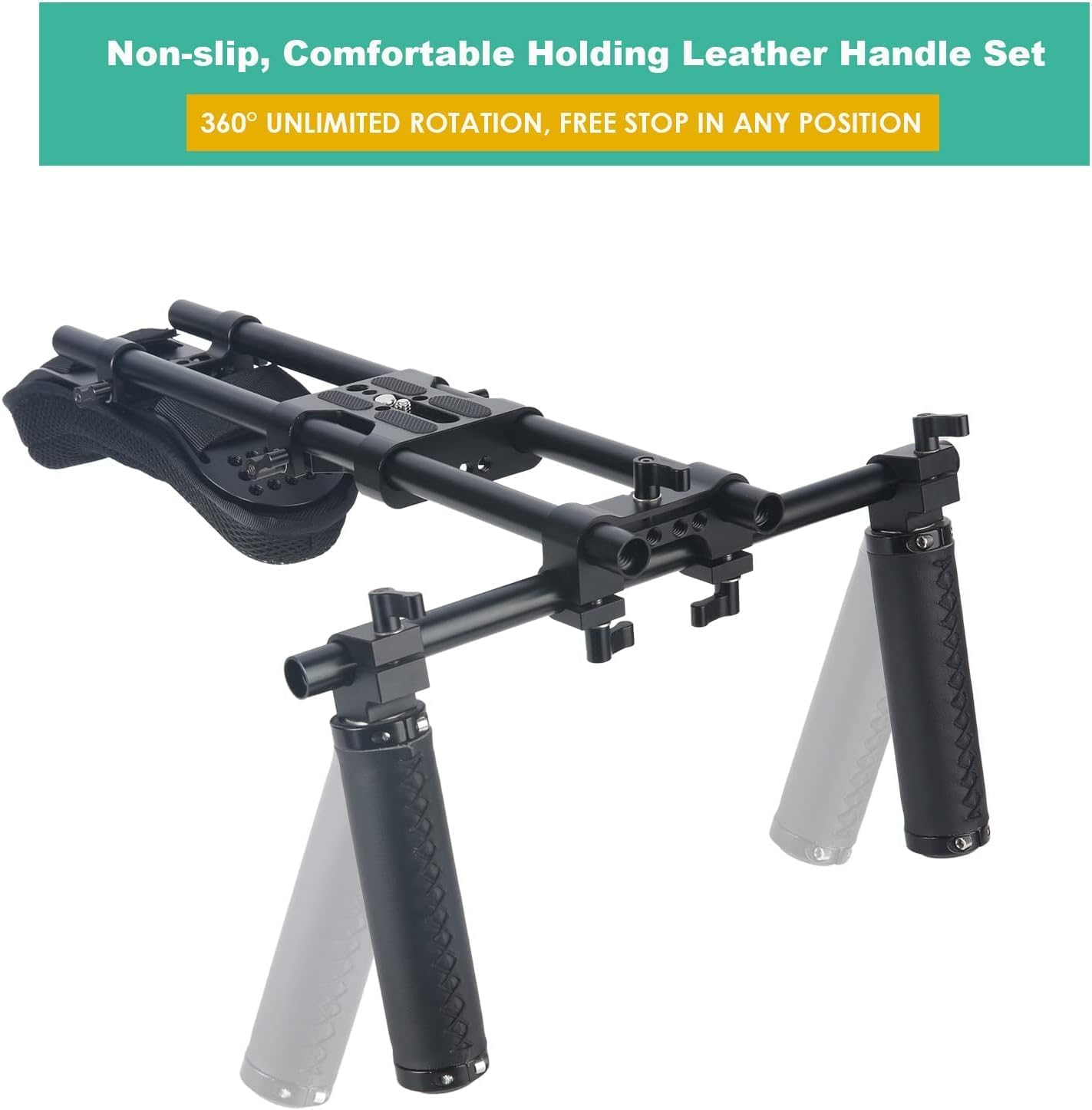 Thumbnail 3 de NICEYRIG Camera Shoulder Rig 435