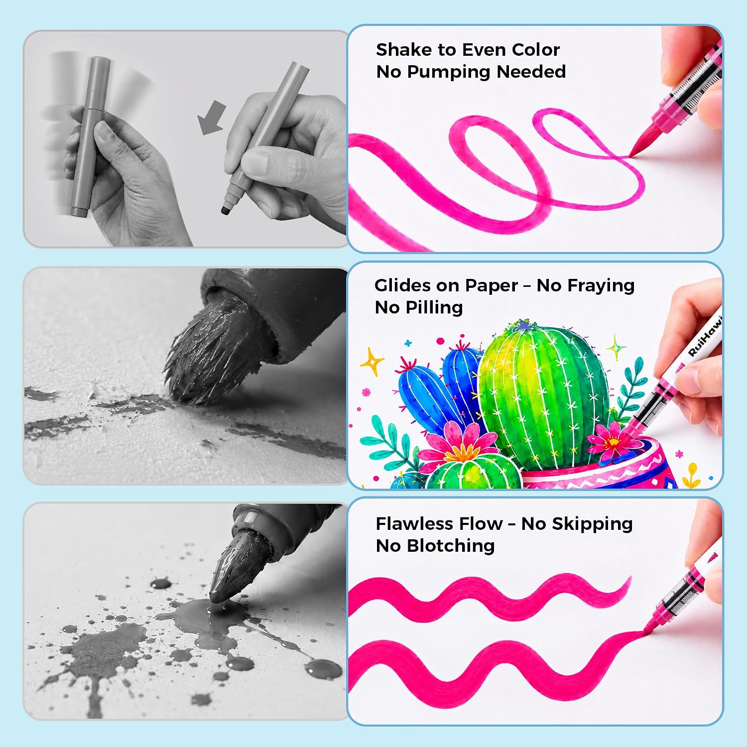 Thumbnail 6 de RuiHawk Acrylic Paint Markers, 36 Colors