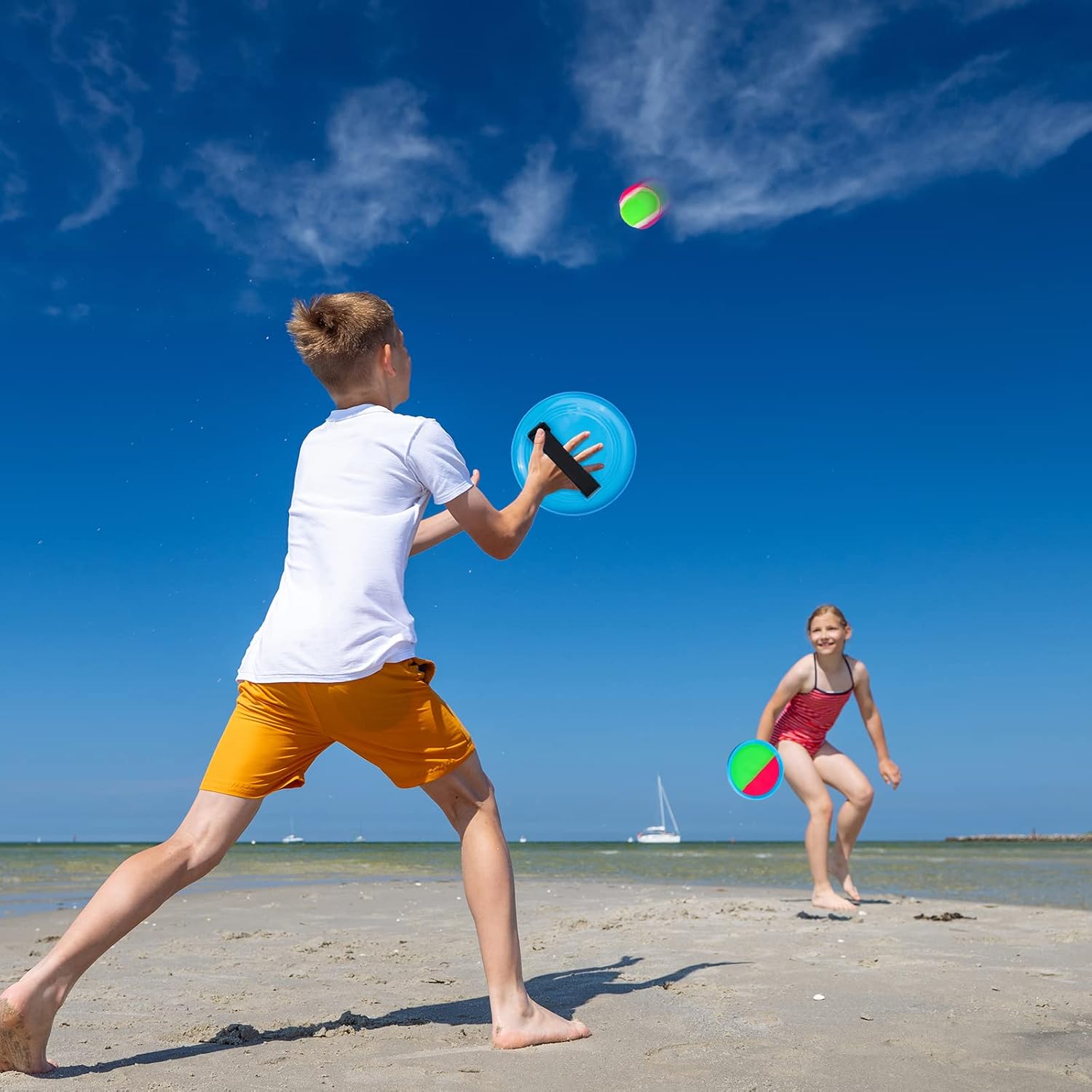 Detalle de Ayeboovi Toss and Catch Ball Game Outdoor Toys for Kids