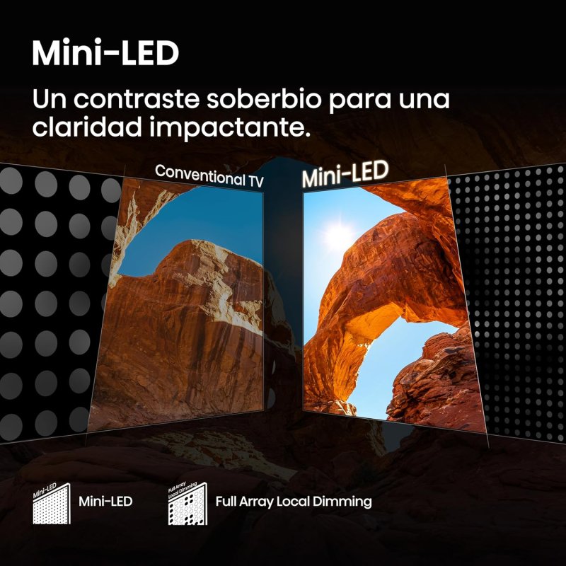 Thumbnail 2 de Hisense 50U7Q Mini LED de 50" 4K con 144Hz, HDR10+ y Dolby Atmos