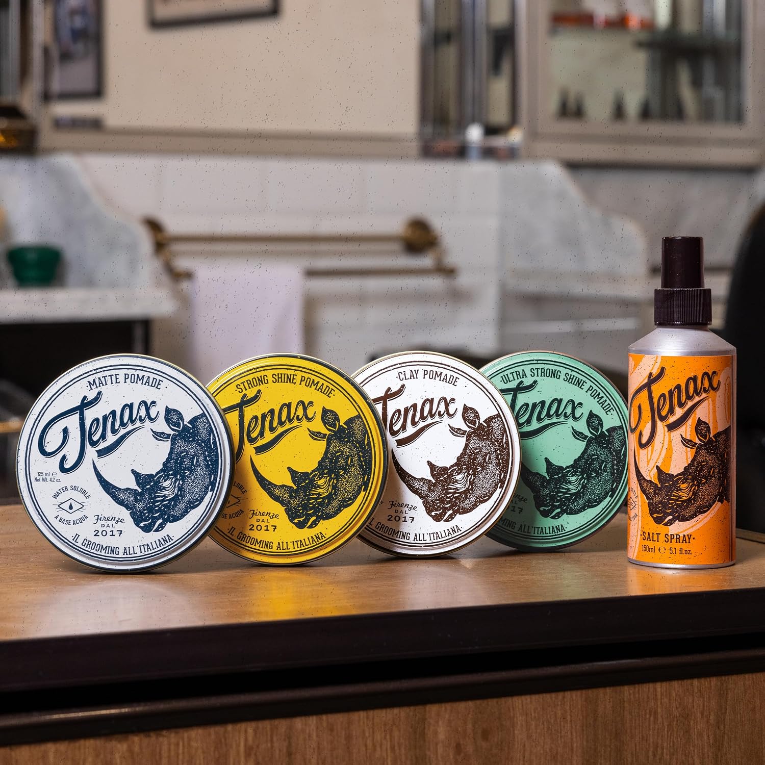 Detalle 1 de Tenax zeezoutspray 150 ml, 6 stuks, met semi-matte finish en lichte grip