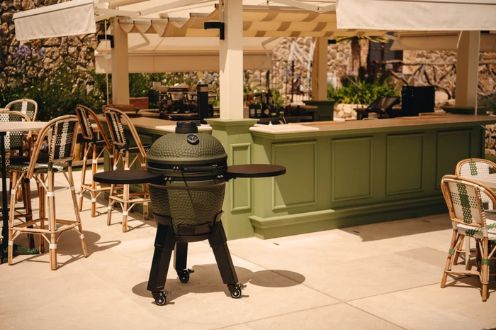 Thumbnail 3 de Moddern Green Complete – keramischer Kamado-Grill mit verstellbarem Rost und stabilem Untergestell