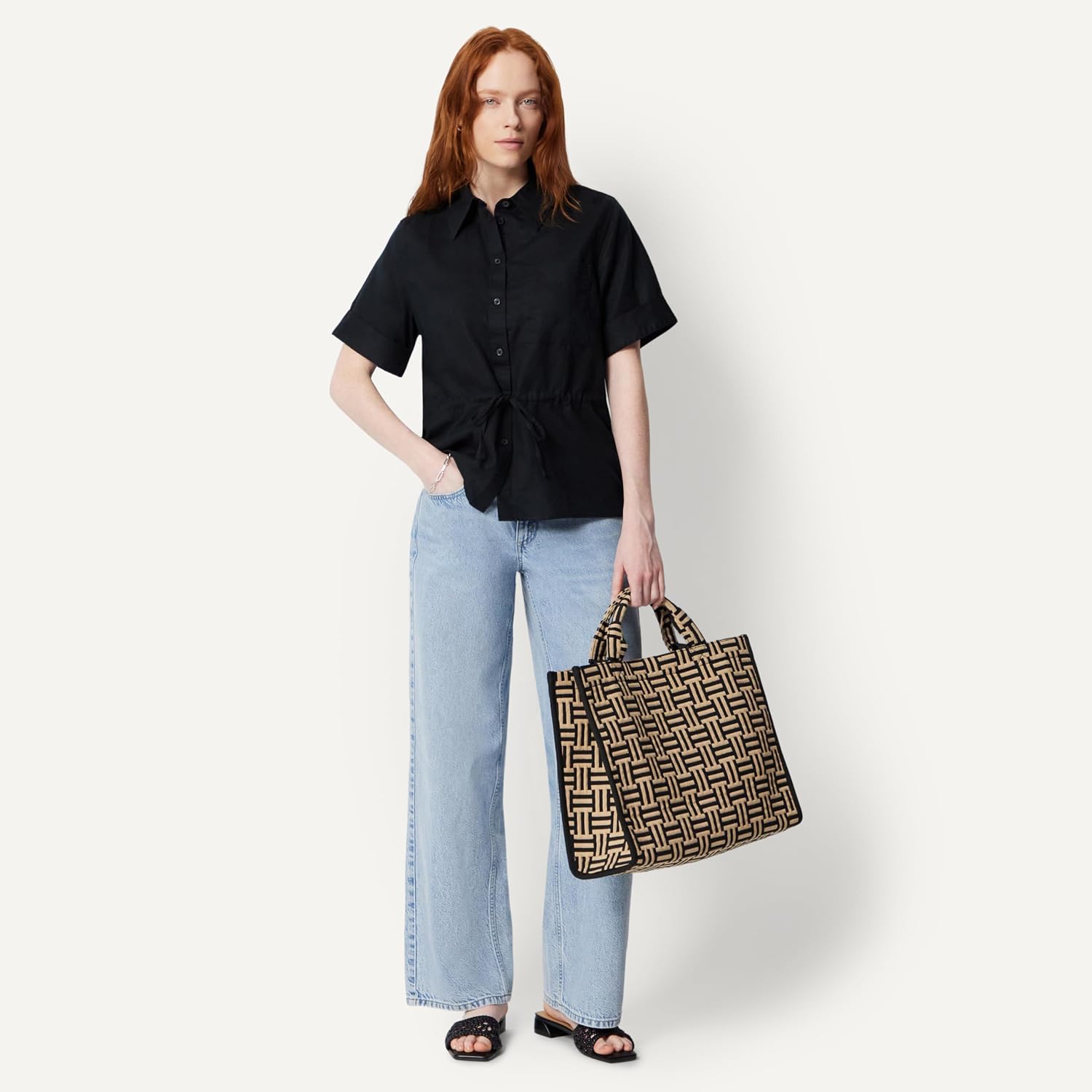 Thumbnail 3 de Amazon Essentials Women's Large Jacquard Tote Bag: A practical, durable everyday tote