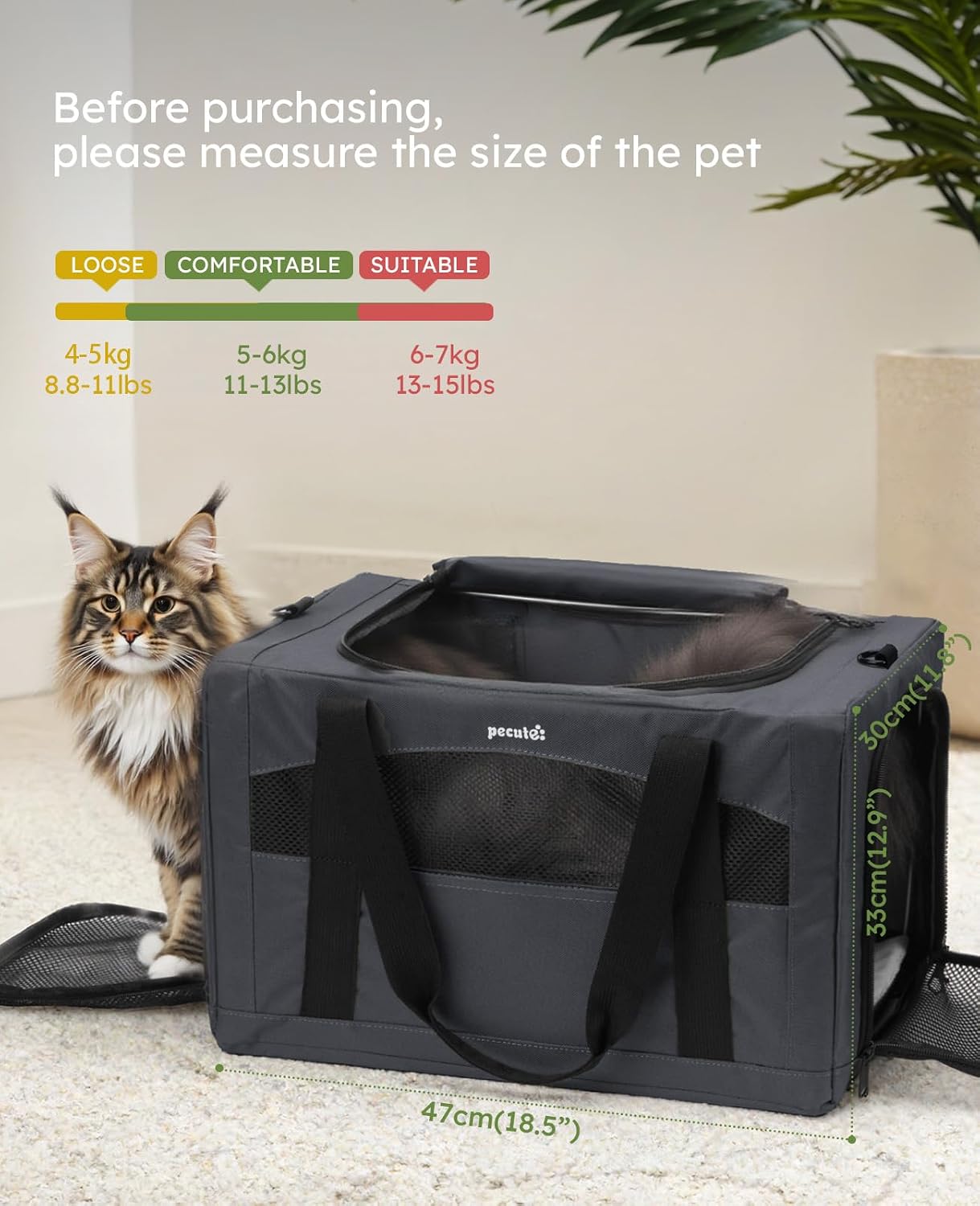 Thumbnail 6 de pecute Cat Carrier XL