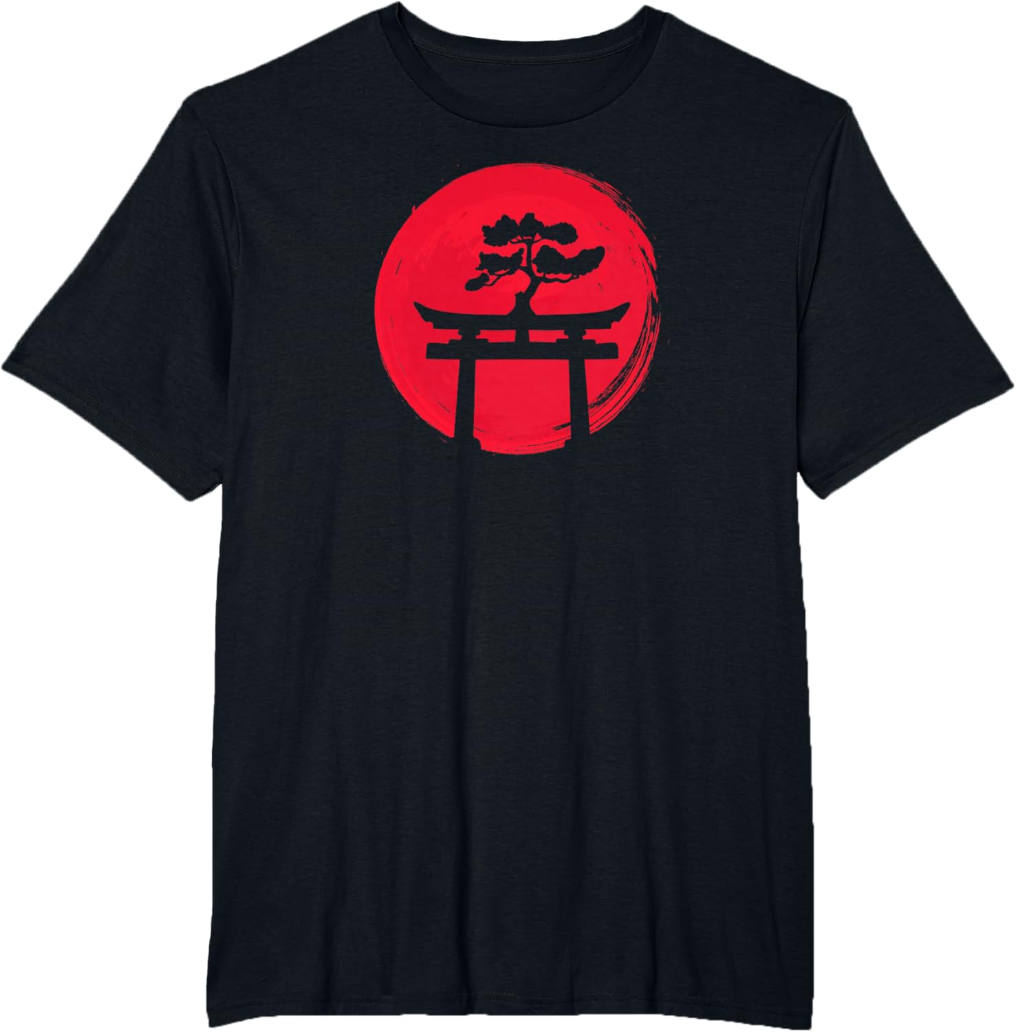Thumbnail 4 de Maglietta Design Giapponese Bonsai Rosso