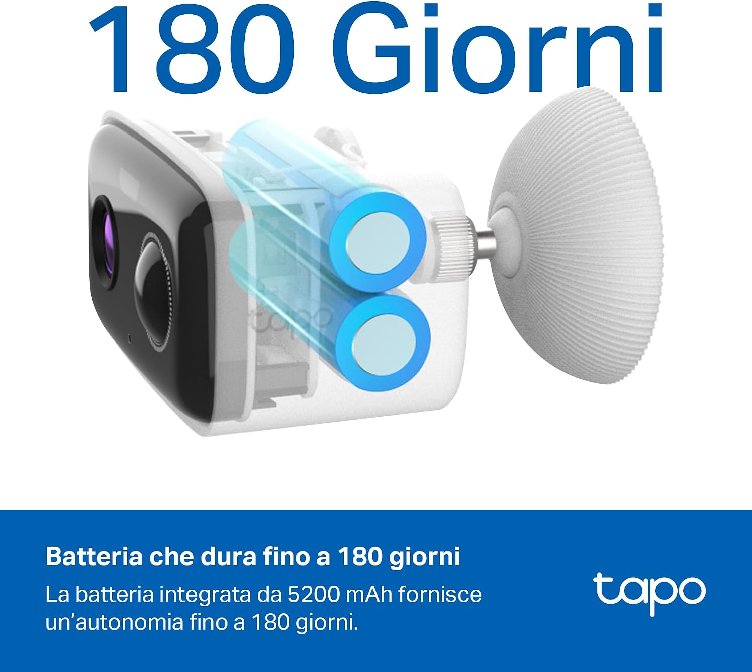Detalle 2 de Tapo C400 Telecamera WiFi Esterno 5200mAh