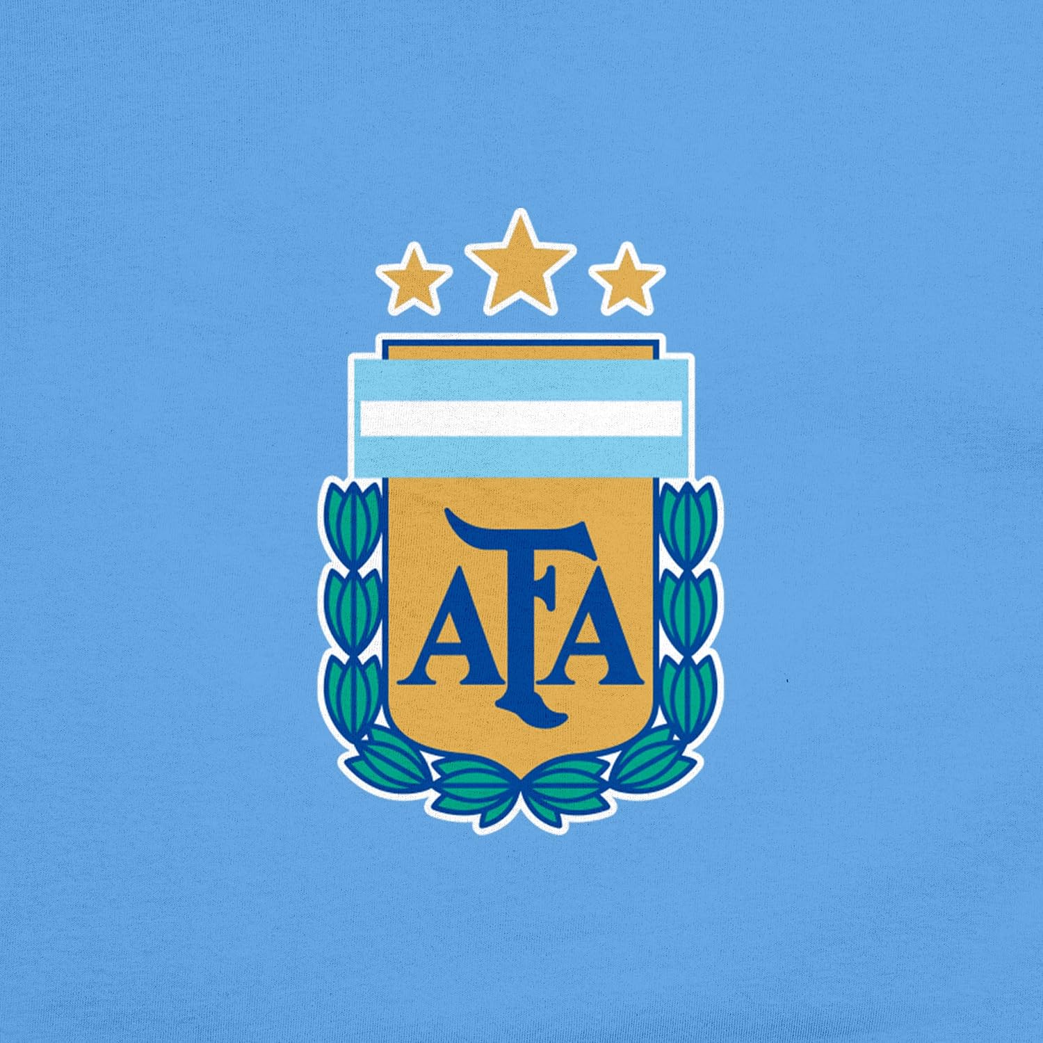 Thumbnail 4 de Icon Sports Officially Licensed Argentina Football Association Cotton T-Shirt (Unisex Adult)