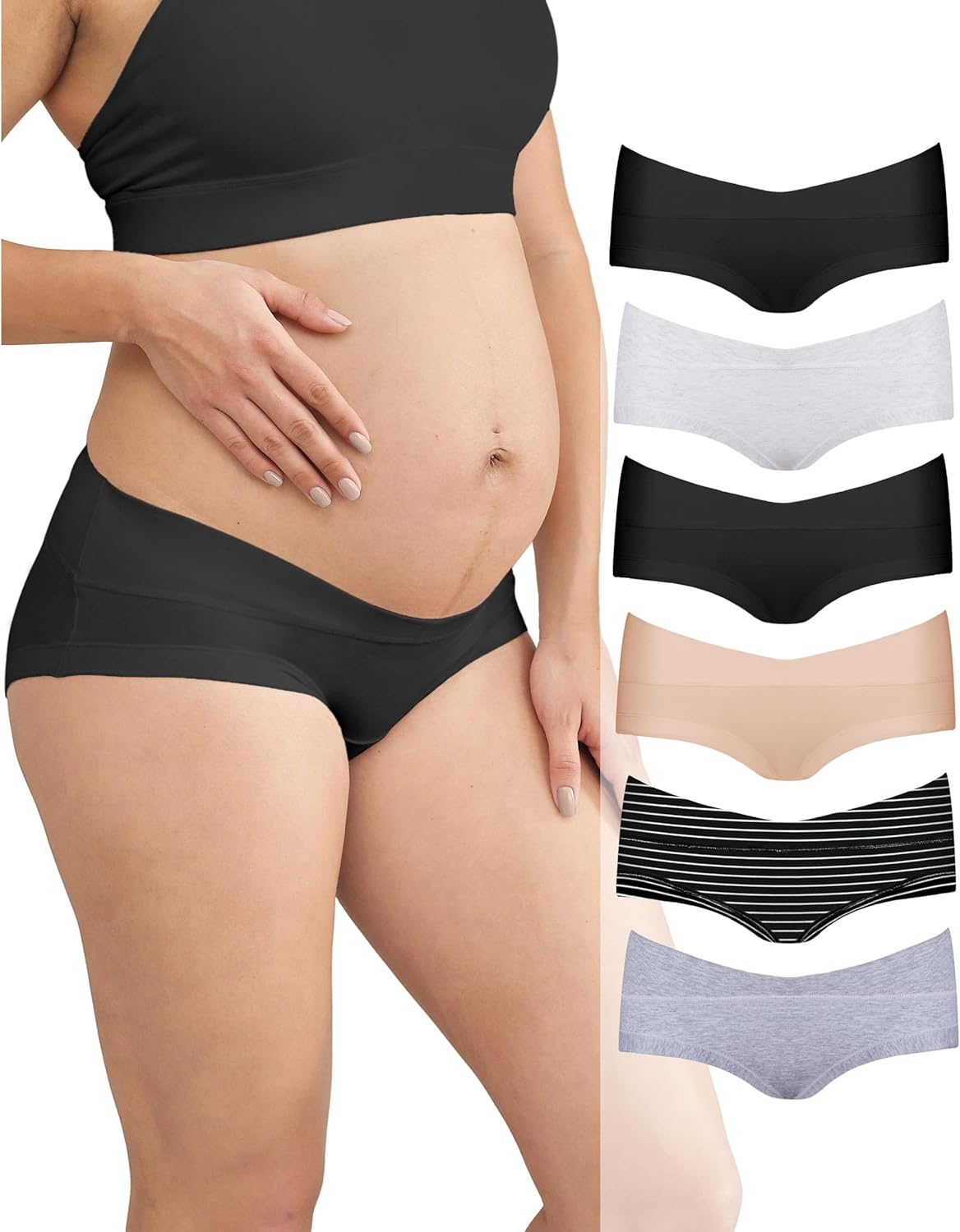 Thumbnail 6 de Intimate Portal Schwangerschaftsunterhosen – Unterbauch-Umstandsunterwäsche und Postpartum Boycut-Slips