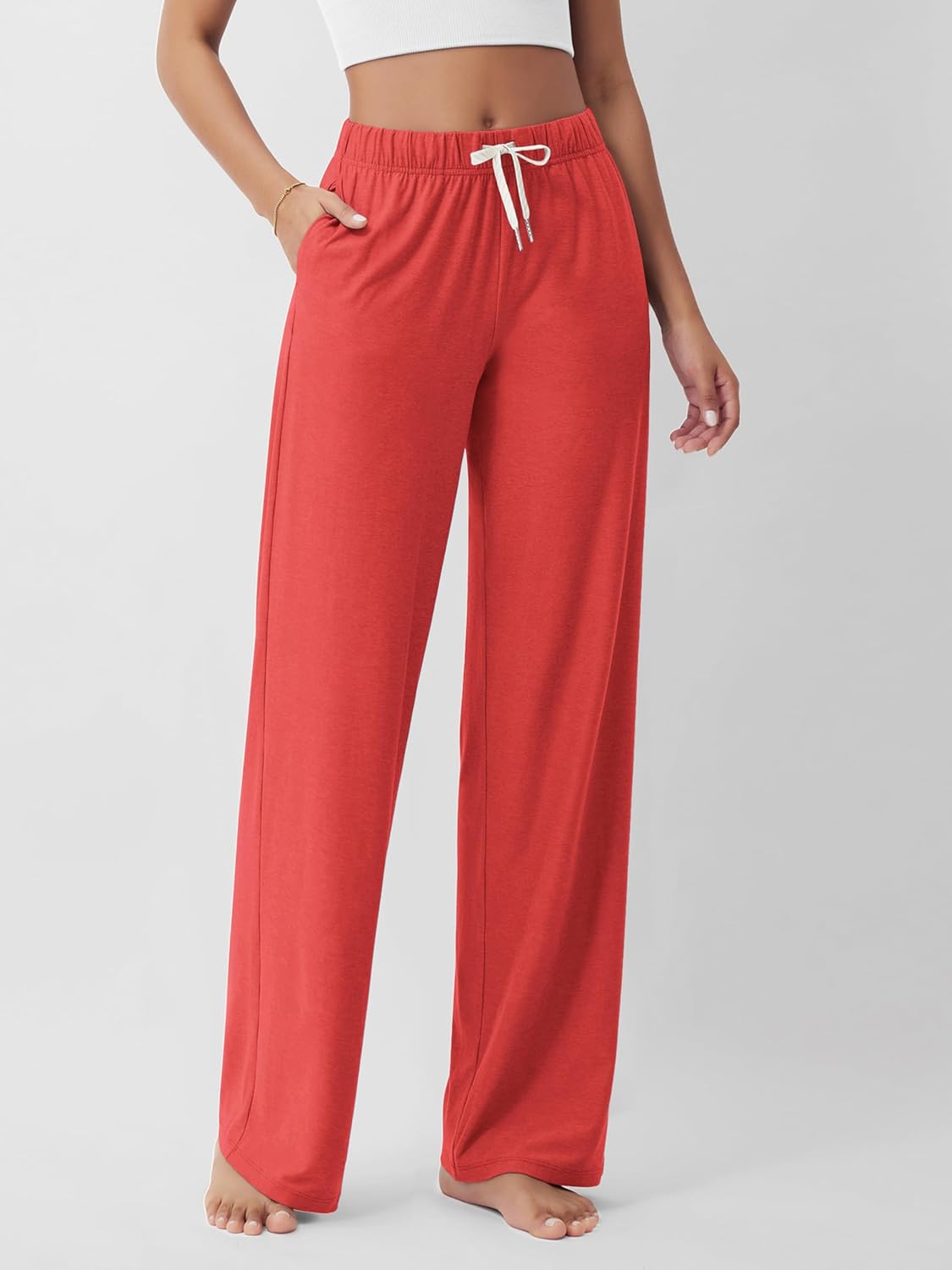 Thumbnail 2 de ODODOS Women’s Straight Leg Pants odSTRATUM Tech Relaxed Pajama Lounge Pants (Ultra Soft, Pockets)