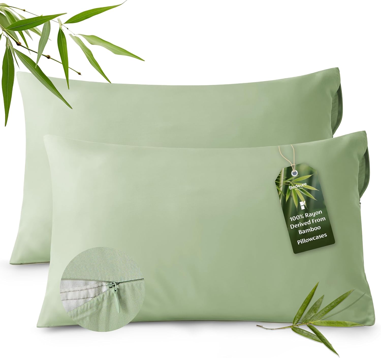 Detalle de Bedsure Pillowcases, King Size