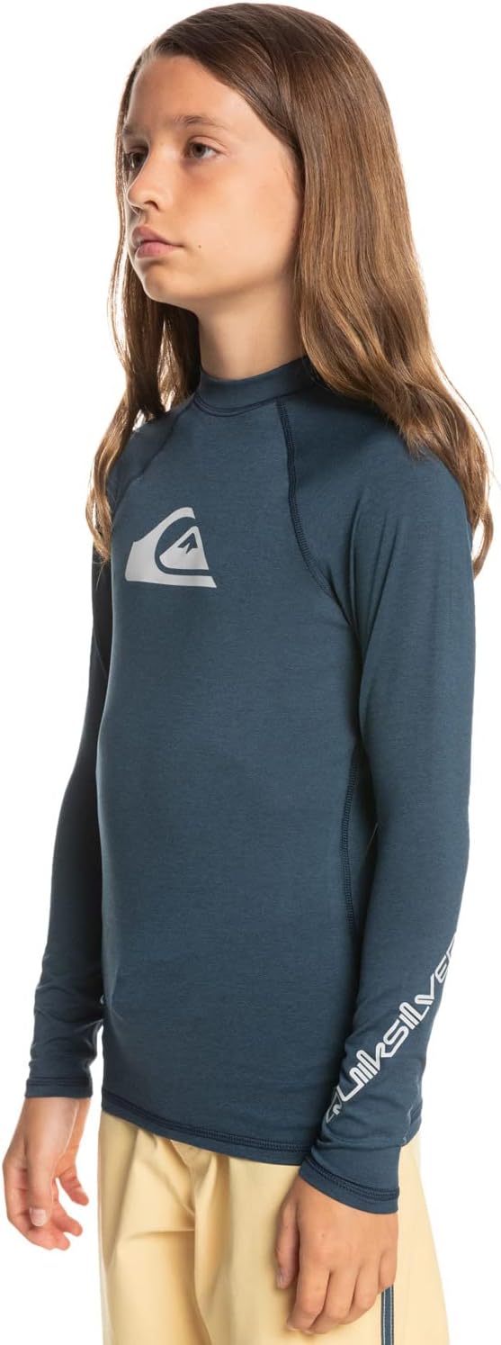 Thumbnail 3 de Quiksilver Rashguard da ragazzo all Time a maniche lunghe – maglietta da surf in tessuto riciclato