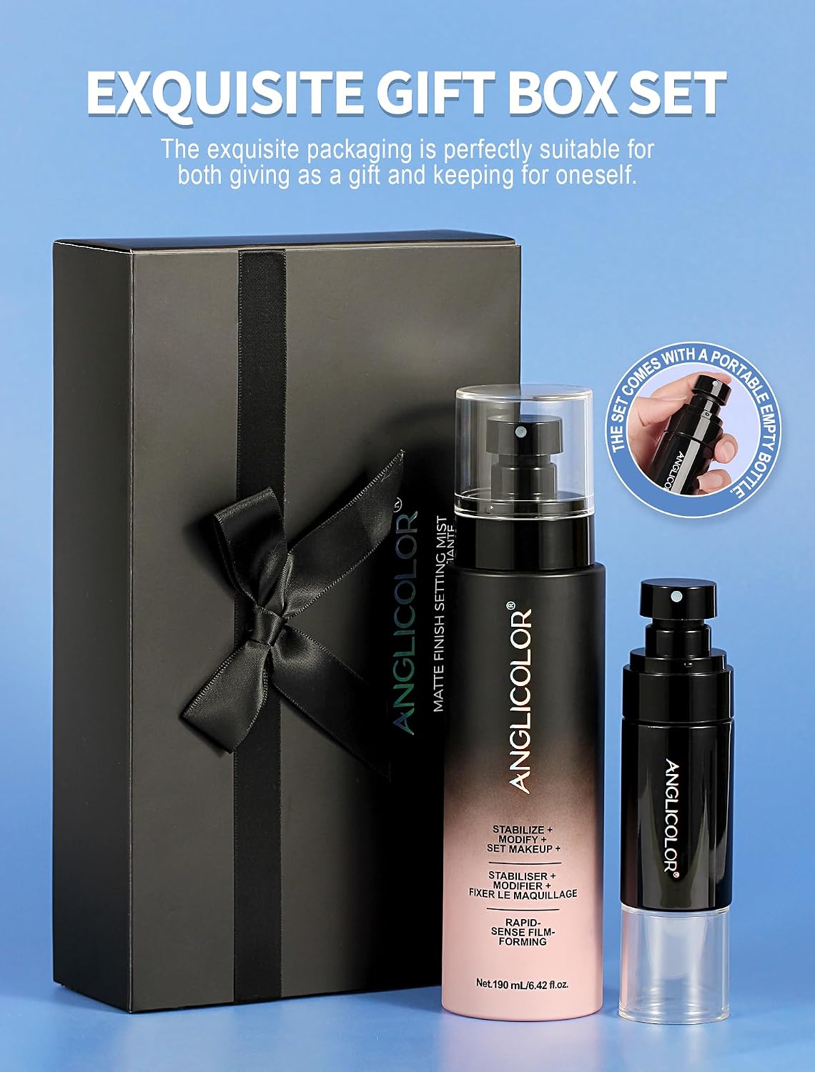 Thumbnail 6 de Anglicolor Opaco Spray Fissante Make up Setting Spray 190 ml: controllo dell’olio e tenuta fino a 16 ore