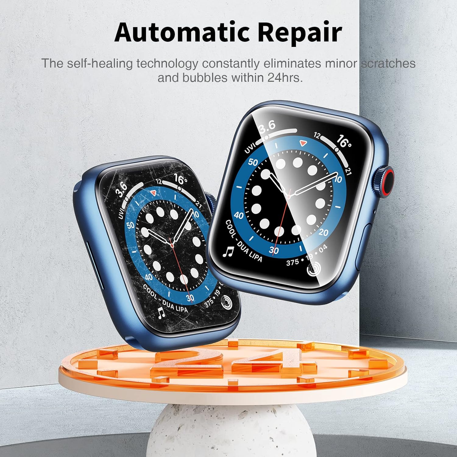 Detalle de LK 4 Pack Screen Protector 40/41mm for Apple Watch