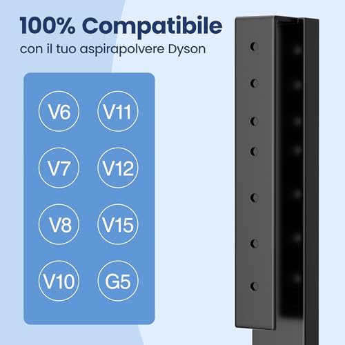 Thumbnail 3 de Pickpiff Supporto per Aspirapolvere Dyson: Stazione autoportante compatibile con V15–Gen5, salvaspazio e senza foratura