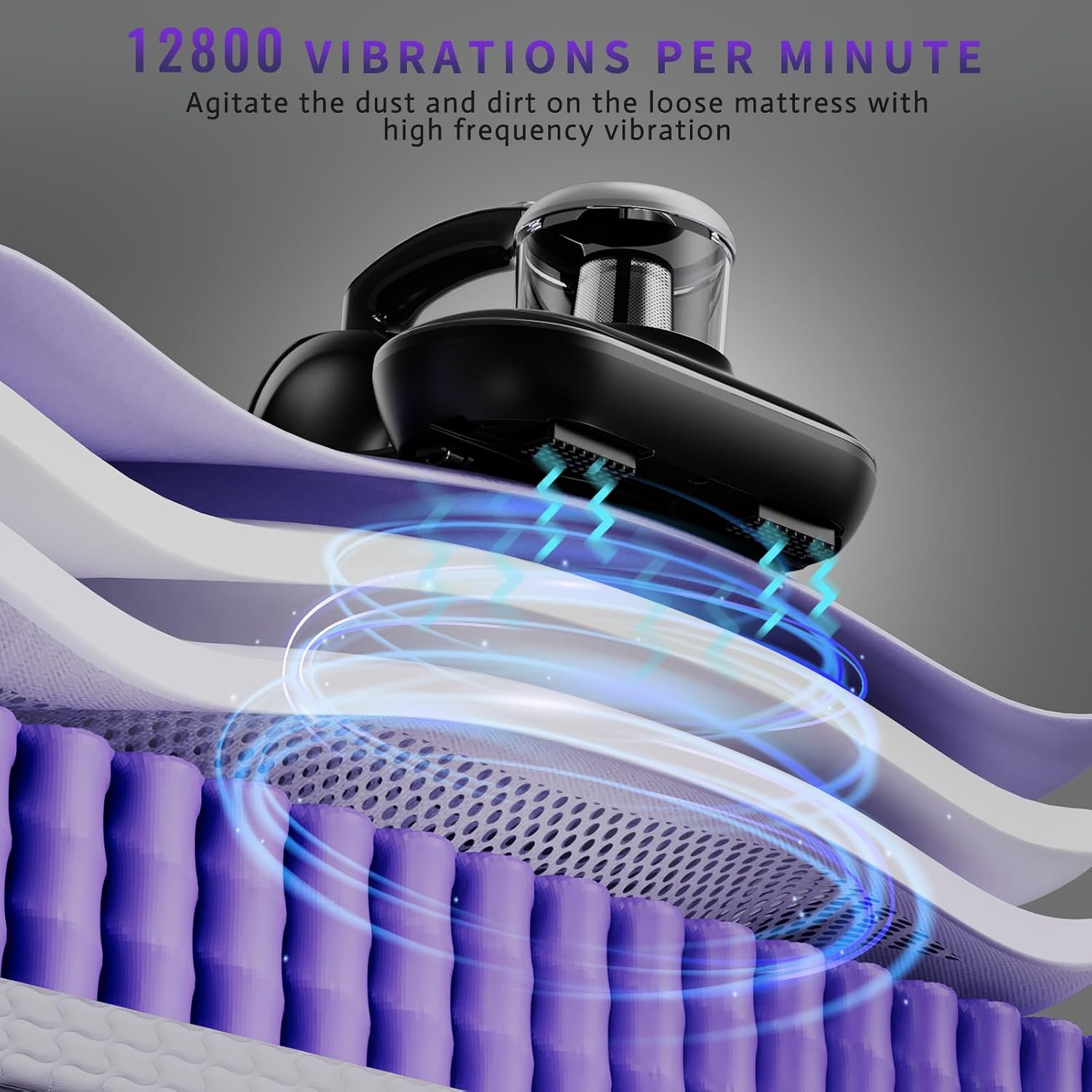 Thumbnail 1 de Hersven Mattress Vacuum Cleaner 16KPa UV handheld 🧹