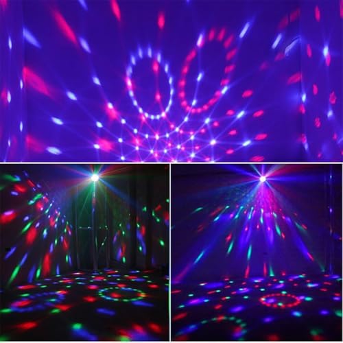 Detalle de Wonsung RGB Multi-Colour LED Strobe Light for Parties