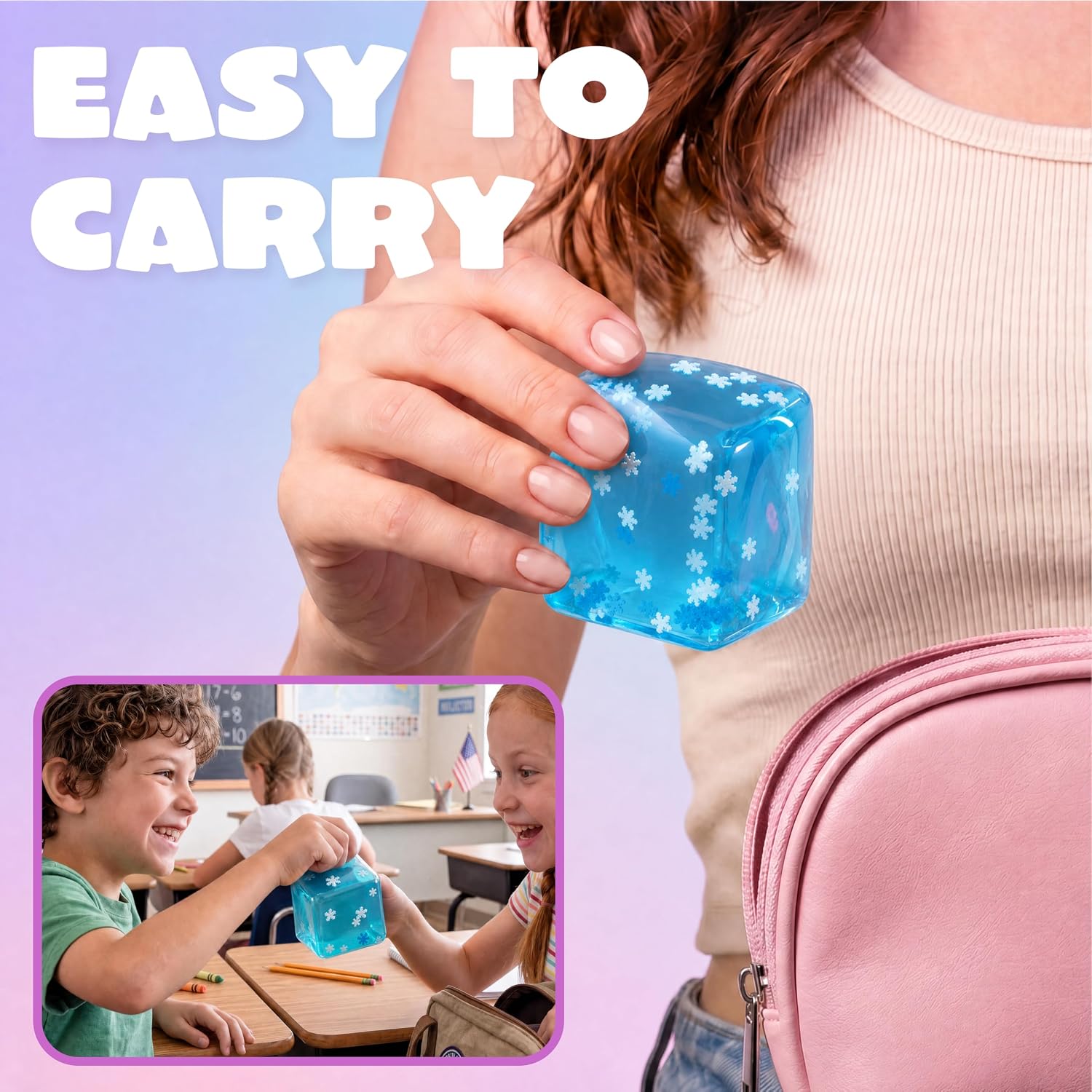Thumbnail 6 de JOYIN Squishy Stress Toy, 2.2-Inch Cube