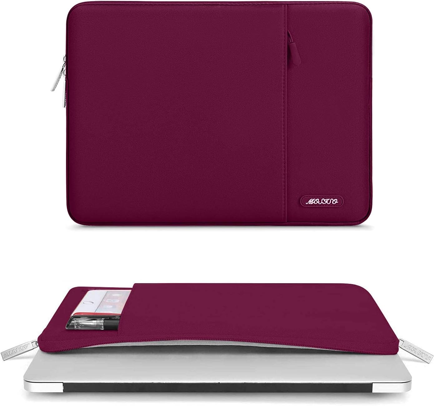Thumbnail 1 de MOSISO Polyester Laptop Sleeve 13/13.3" Wine Red