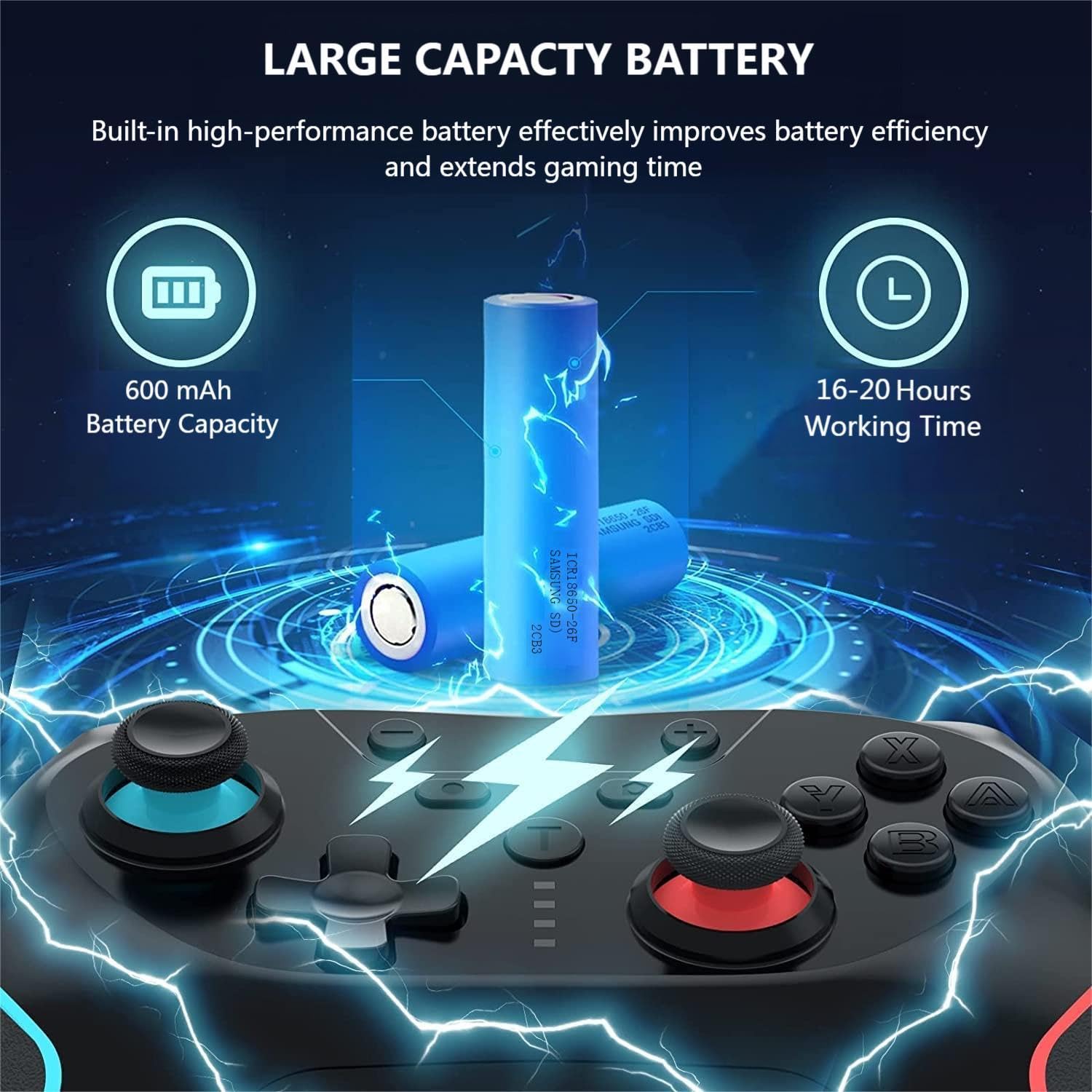 Thumbnail 5 de Matbip Wireless Controller 600mAh