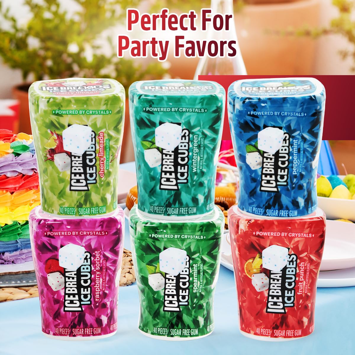 Detalle de IceCubes 6-Pack Sugar-Free Gum Variety Pack with Six Flavors