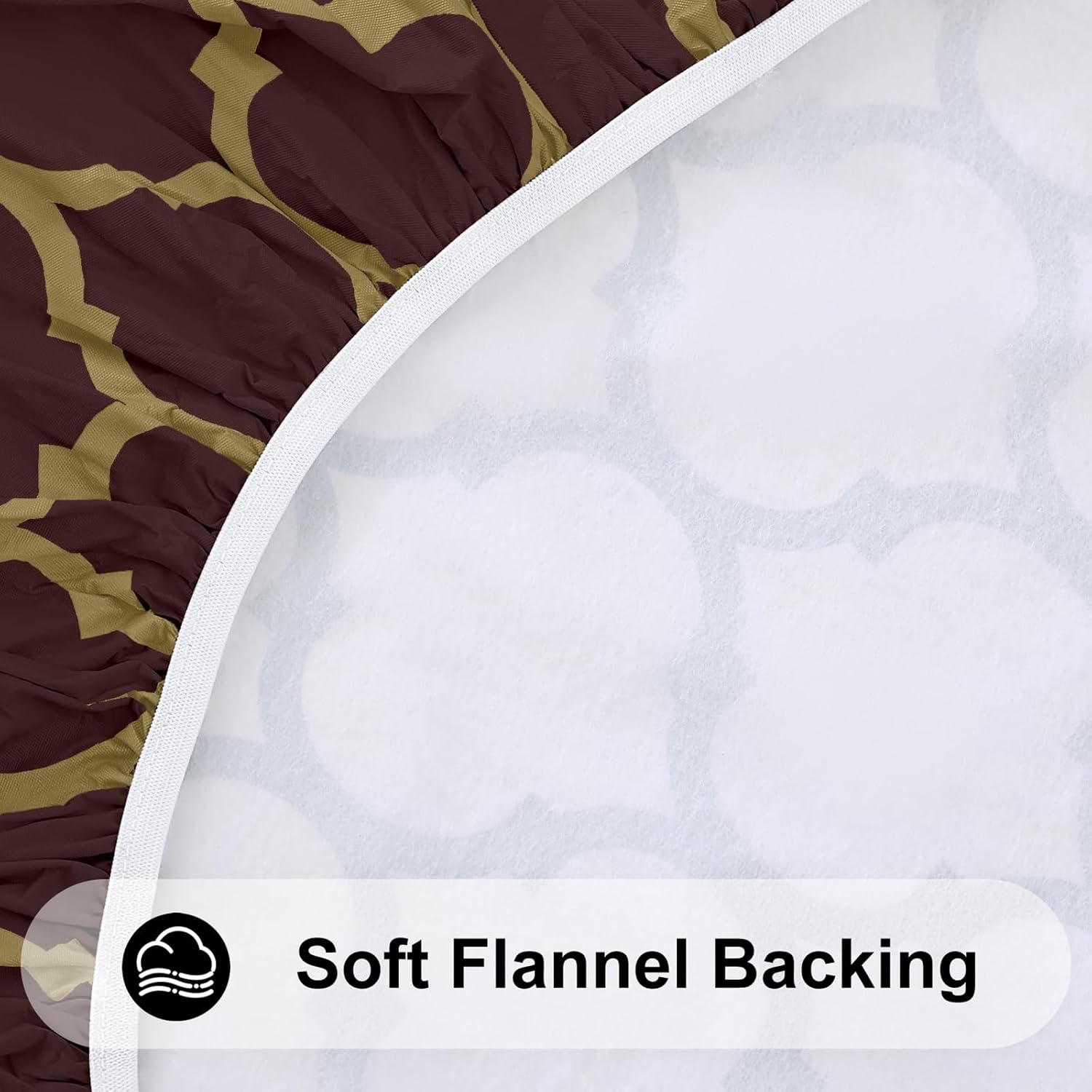 Detalle 2 de Smiry Vinyl Round Fitted Tablecloth