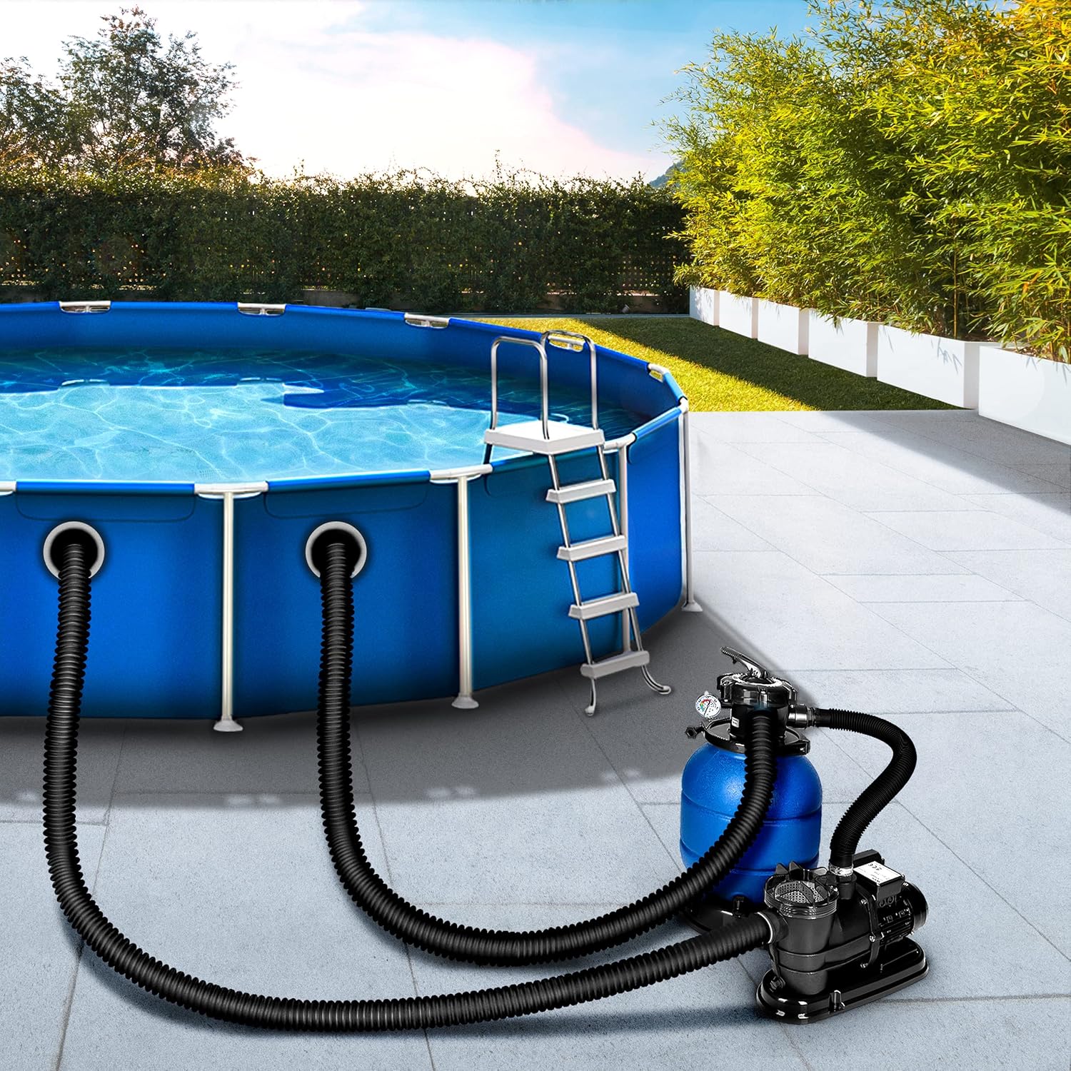 Thumbnail 4 de tillvex Tubo per piscina 14 m / 32 mm con manicotti