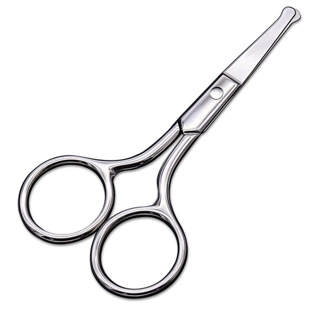 Detalle de AsonTao-small scissors-004 Round-Tip Grooming Scissors for Nose and Eyebrows