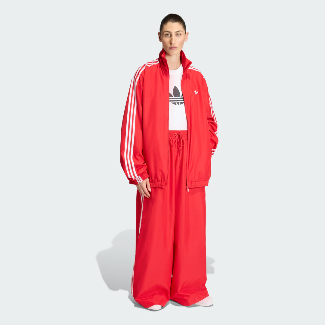 Detalle de Pantalón Firebird Adilenium de Adidas (Rojo) — Opinión de compra