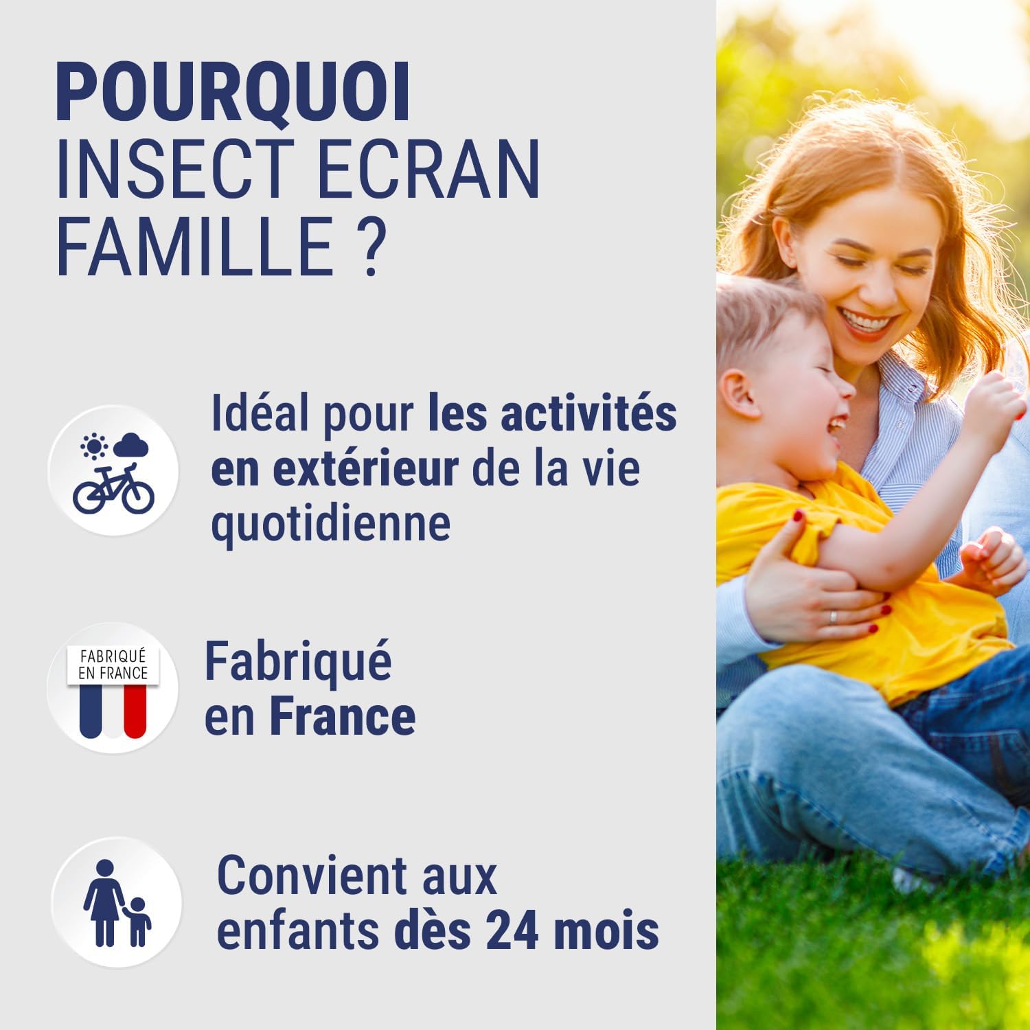 Detalle de Insect Ecran Anti-Moustiques Familles — Spray répulsif 200 ml, efficacité jusqu’à 6 heures