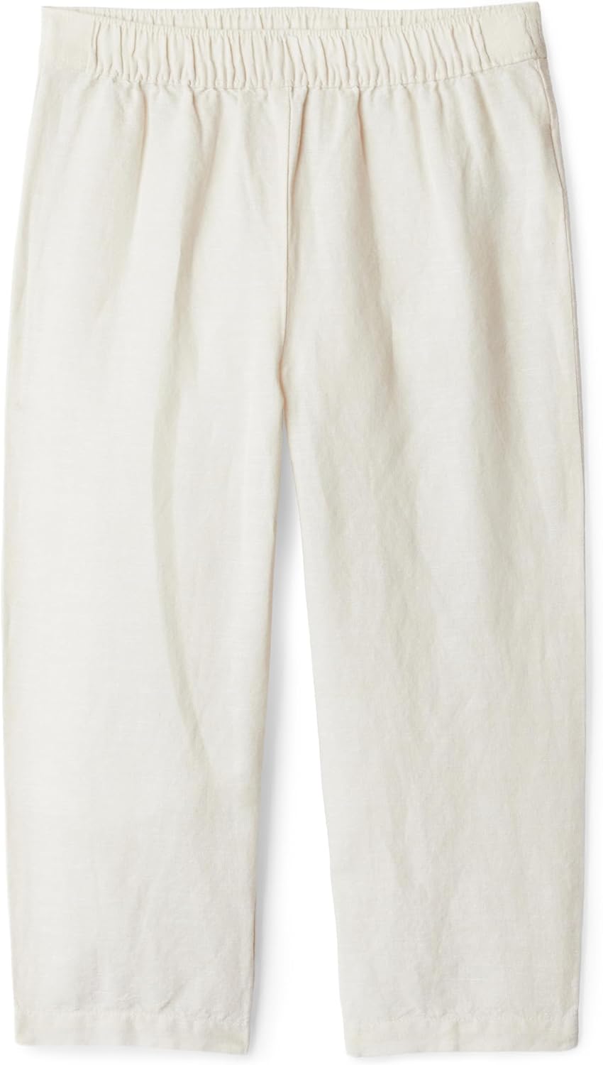 Detalle de Pantalon à enfiler en coton et lin – Amazon Essentials x Sofia Grainge pour bébé et enfant