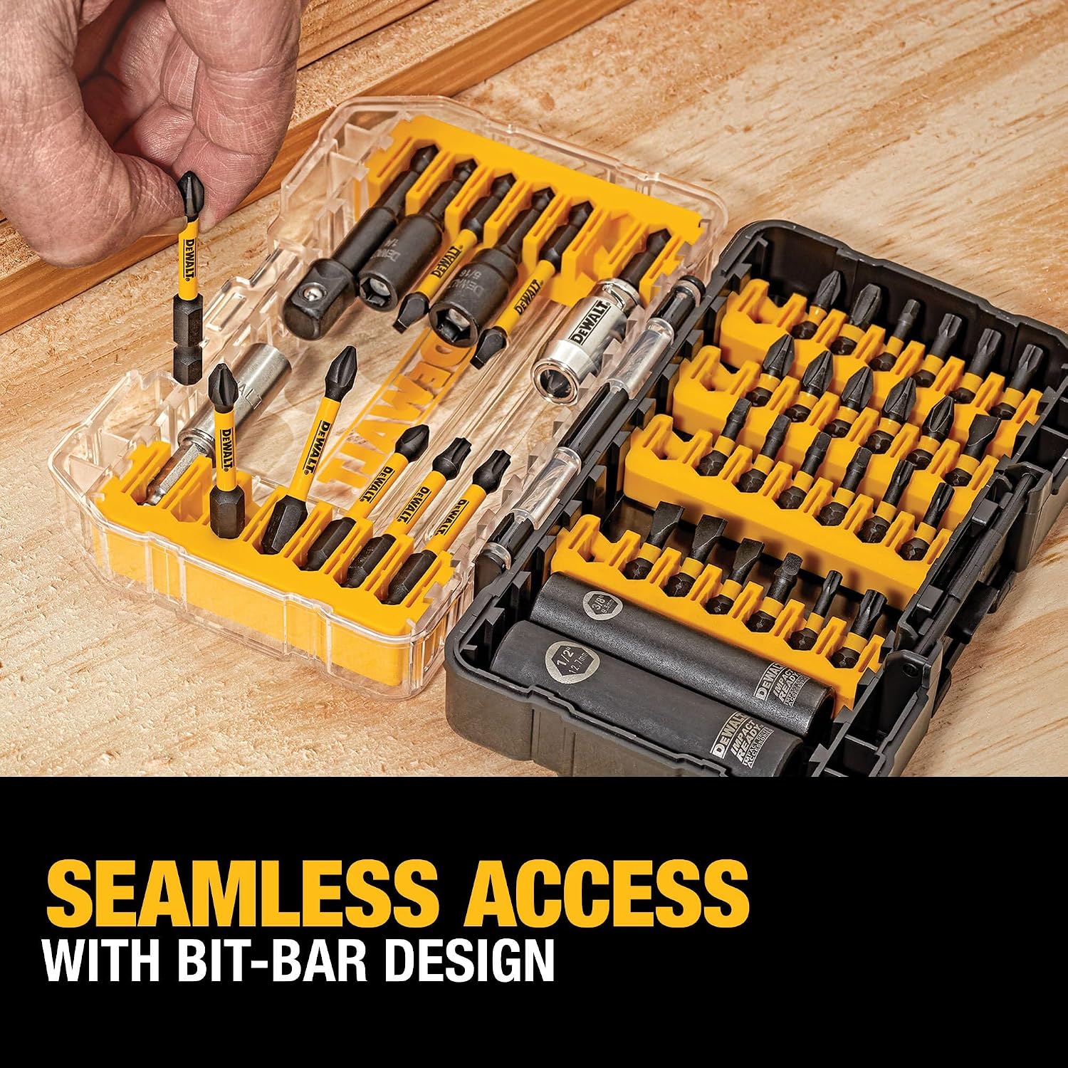 Detalle 1 de DEWALT DWA2T40IR 40-Piece FlexTorq Impact-Ready Screwdriver Bit Set