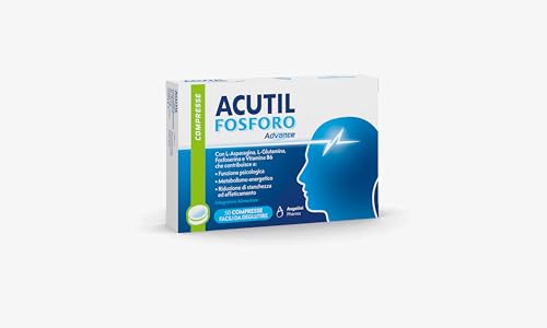 Thumbnail 2 de Acutil Fosforo Advance — Integratore alimentare con Vitamina B6, L‑Asparagina, Fosfoserina e L‑Glutammina, 50 Compresse