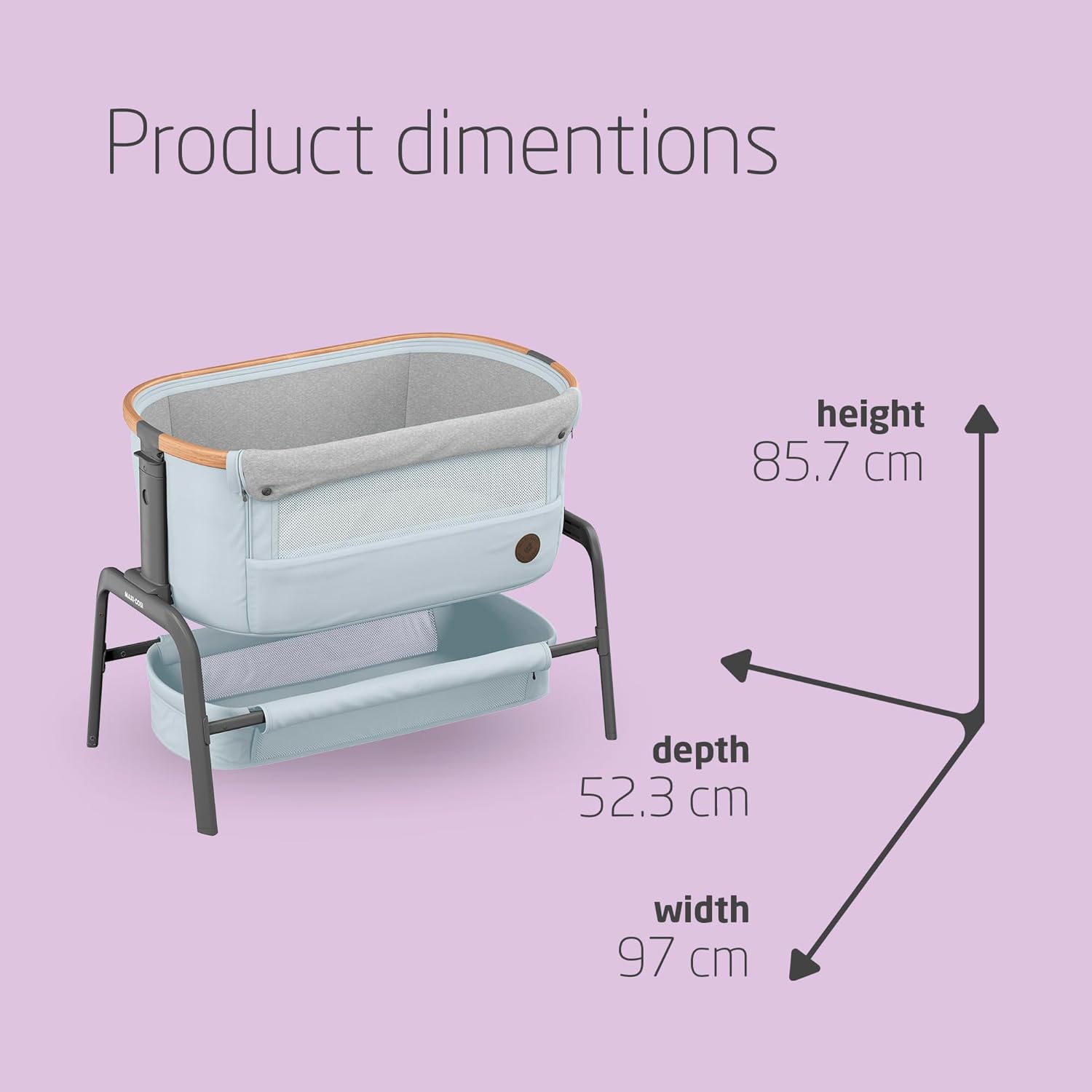 Thumbnail 6 de Maxi-Cosi Iora Co-Sleeper Crib: Foldable Bedside Cot for 0–6 Months