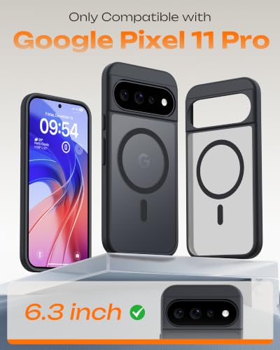 Detalle 2 de TOCOL for Google Pixel 11 Pro Case, MagSafe Compatible – Black