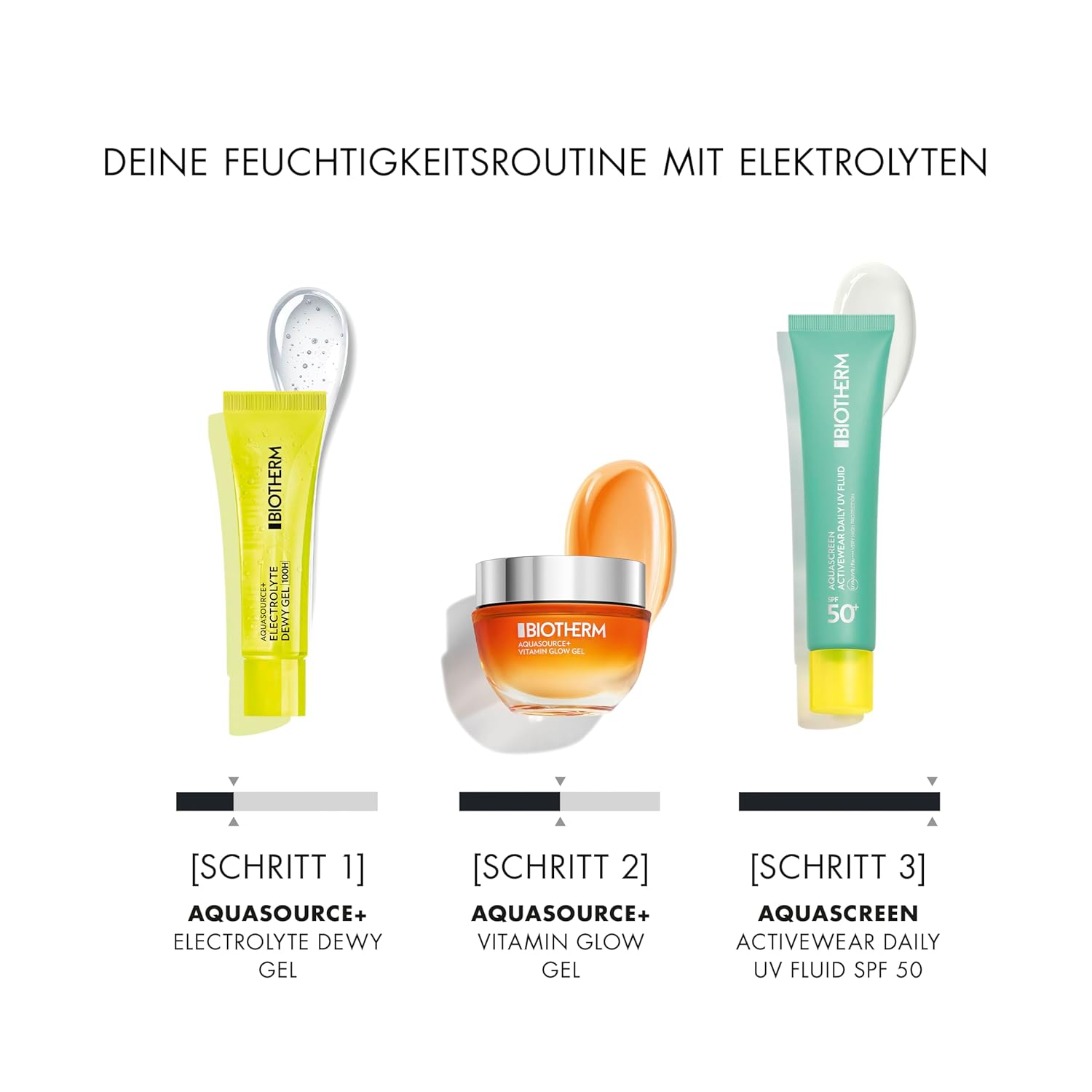 Thumbnail 6 de Biotherm Aquasource+ Electrolyte Dewy Gel 100H – Feuchtigkeit mit Frische, geeignet für alle Hauttypen