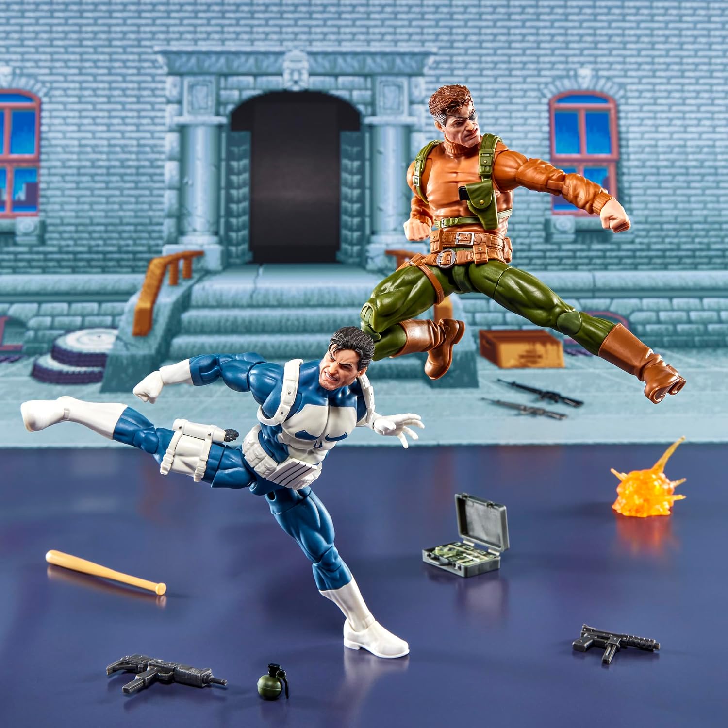 Thumbnail 4 de Marvel Legends Gamerverse Punisher & Nick Fury 6-Inch