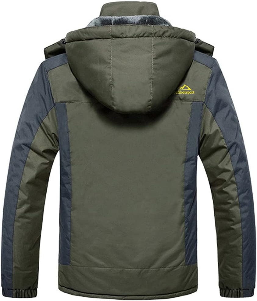 Detalle 2 de KEFITEVD Chaqueta Invierno Hombre Impermeable