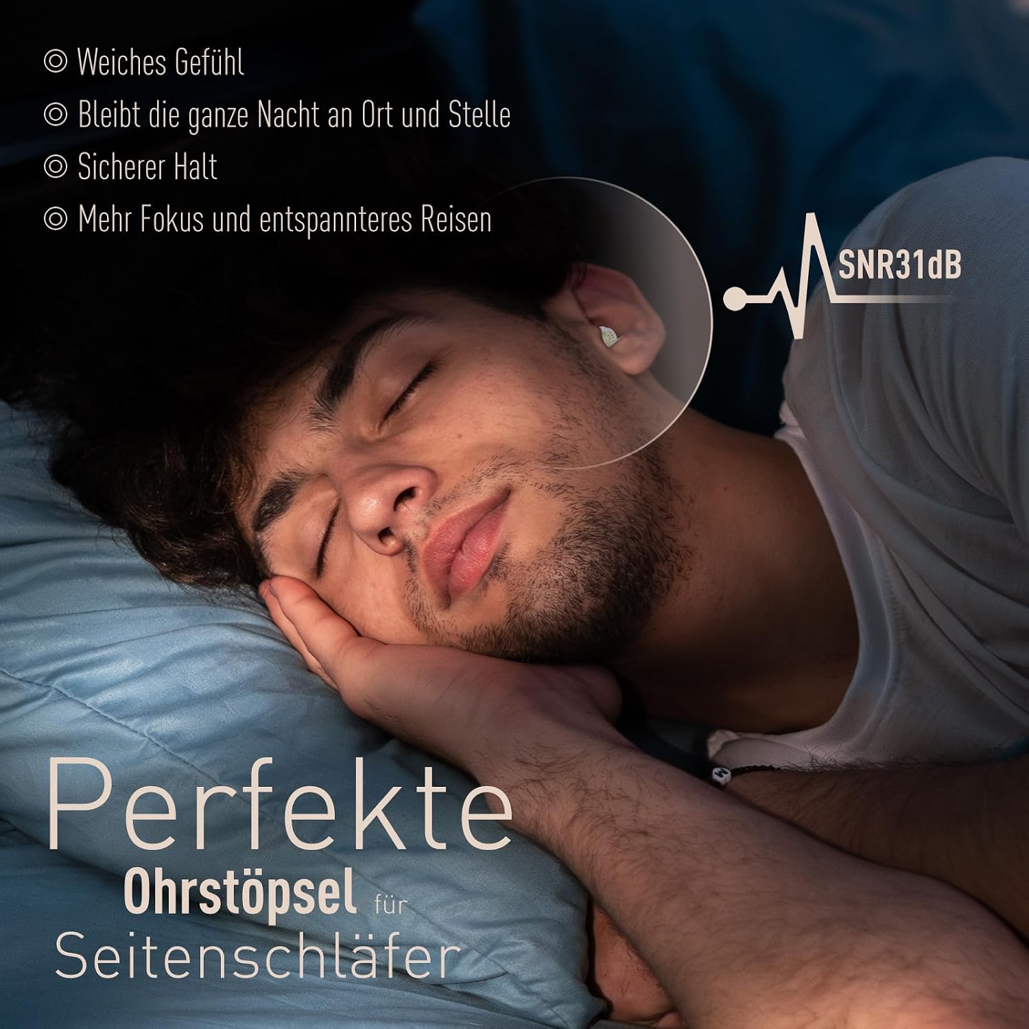 Thumbnail 5 de Naiicute Ohrstöpsel zum Schlafen 31 dB