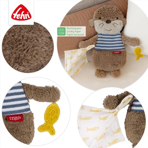 Detalle de Fehn Knister-Otter Theo – Activity-Rascheltier zum Greifen & Lauschen