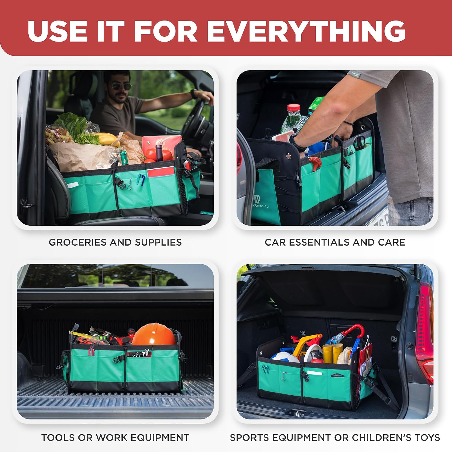 Thumbnail 6 de Car Trunk Organizer, Large