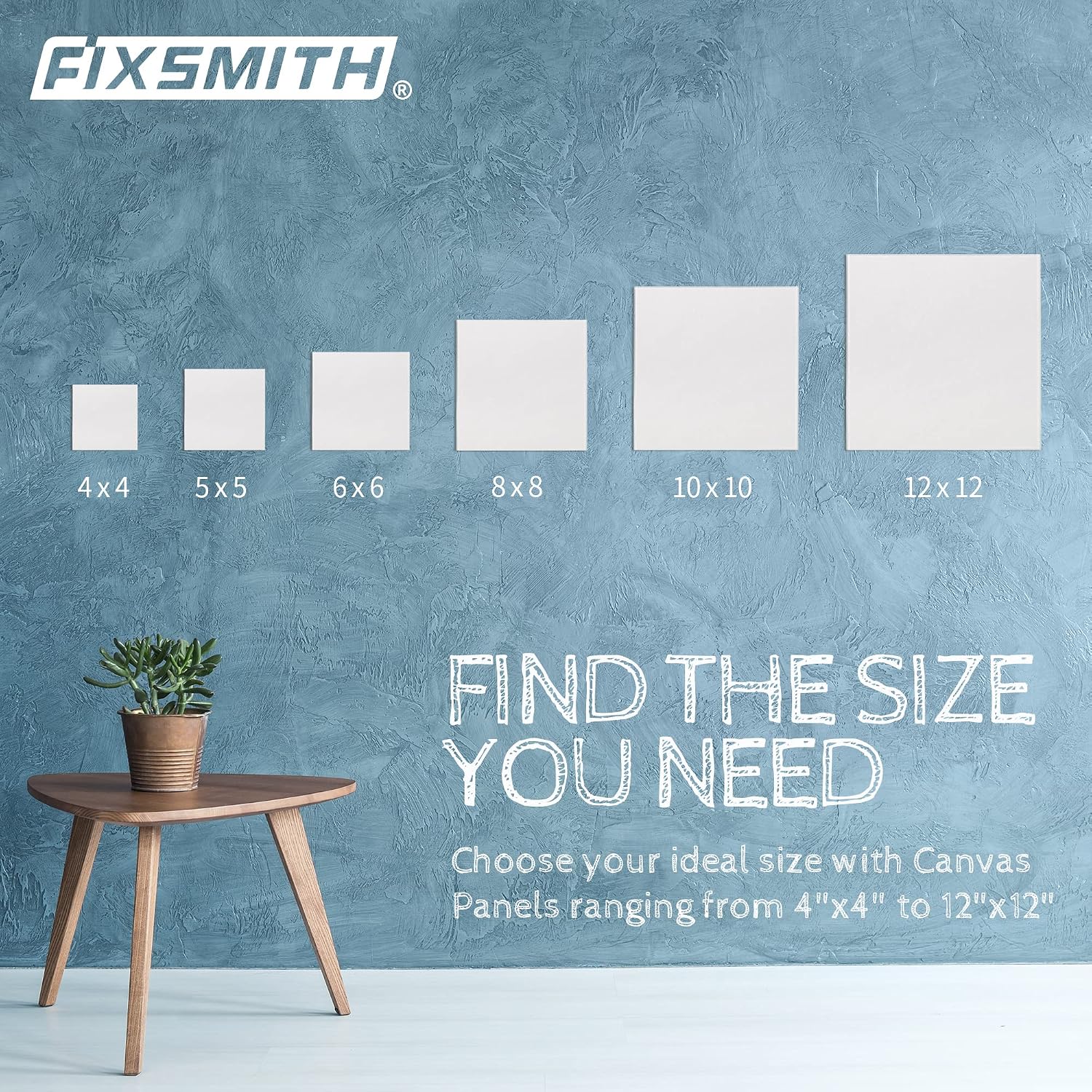 Thumbnail 6 de FIXSMITH Canvas Panels, 4 x 4 inches