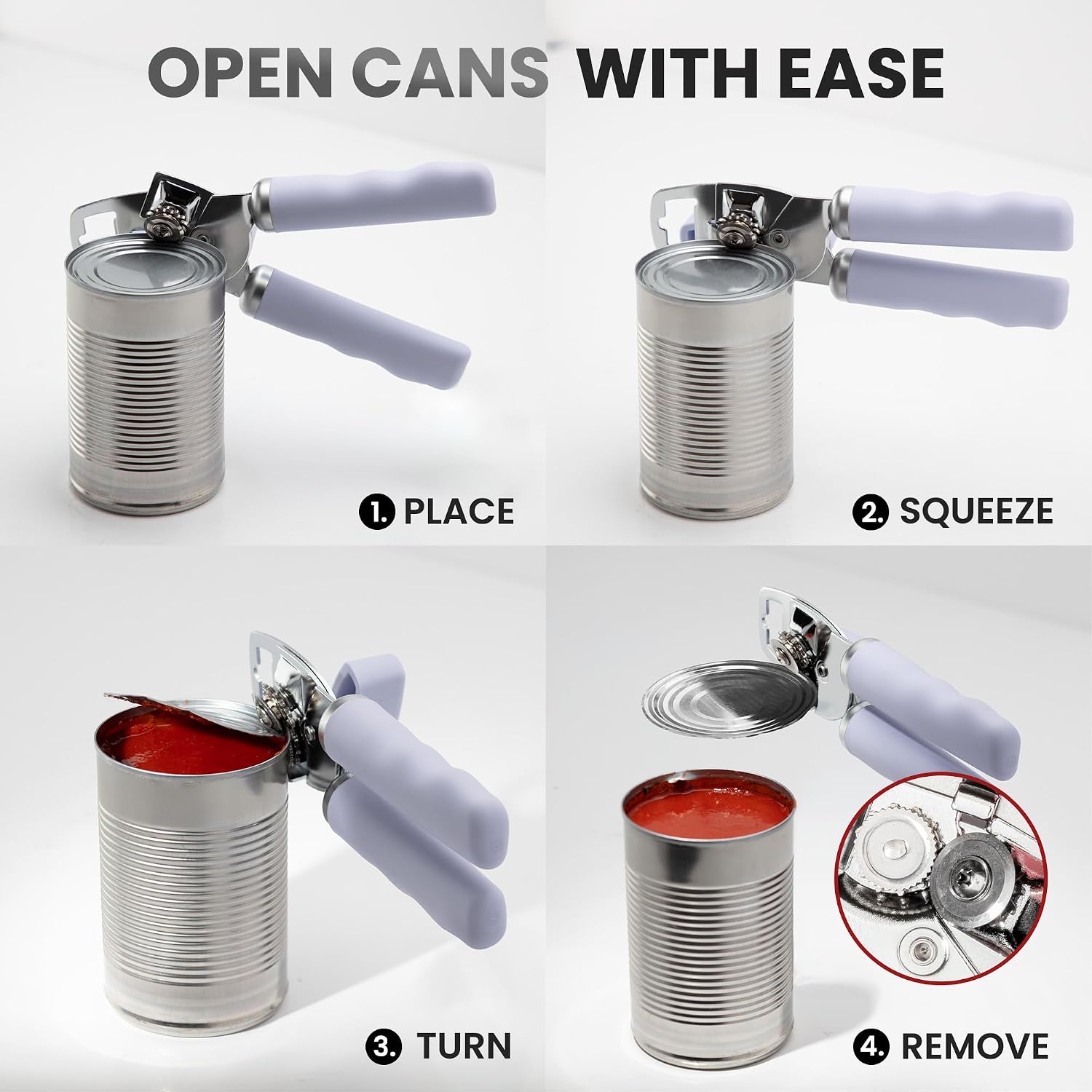 Thumbnail 5 de Zulay Kitchen Heavy Duty Can Opener with Bottle Opener 🍴