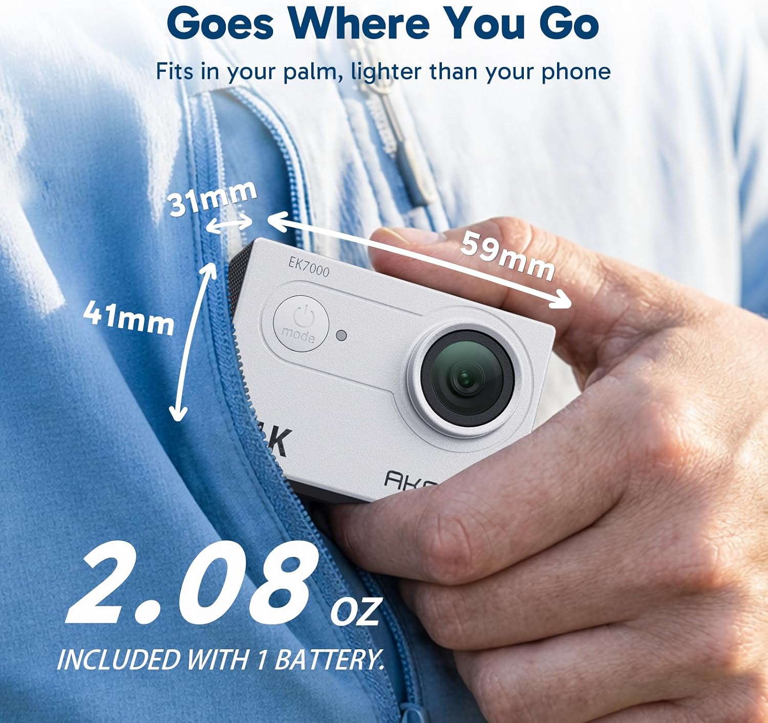 Thumbnail 6 de AKASO Action Camera EK7000